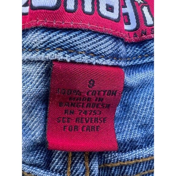 Vintage y2k Zana Di Low Rise Light Wash Denim Jean Shorts Womens Size 9 - Picture 5 of 7
